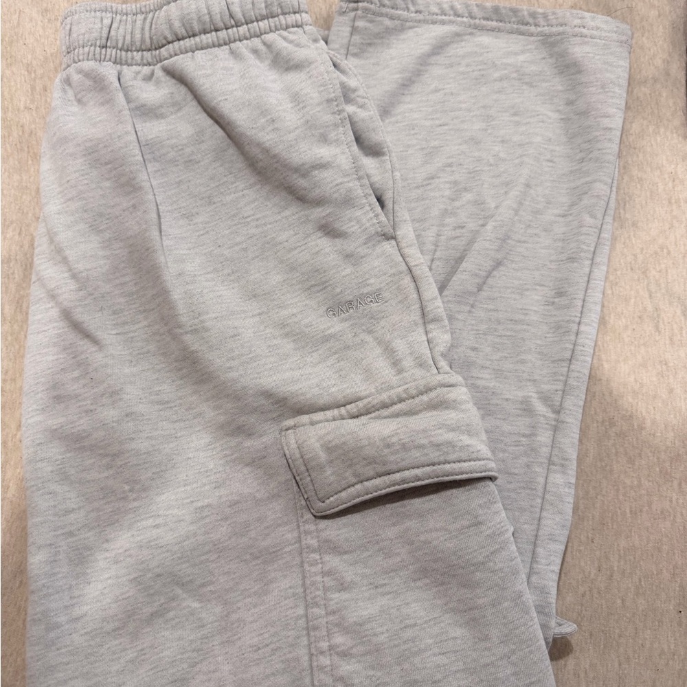 Garage Heather Gray Straight Leg Pants